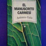El manuscrito carmesí (Narrativa actual, RBA, 6)