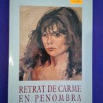 Retrat de Carme en penombra