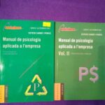 Manual de psicología aplicada a l'empresa (2 vols.)