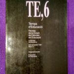 Temps d'educació: Revista de la Divisió de Ciències de l'Educació (Segon semestre, 1991, vol.6)