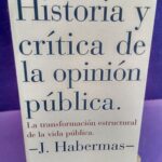 Historia y crítica de la opinión pública: La transformación de la vida pública