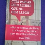 Com parlar dels llibres que no hem llegit