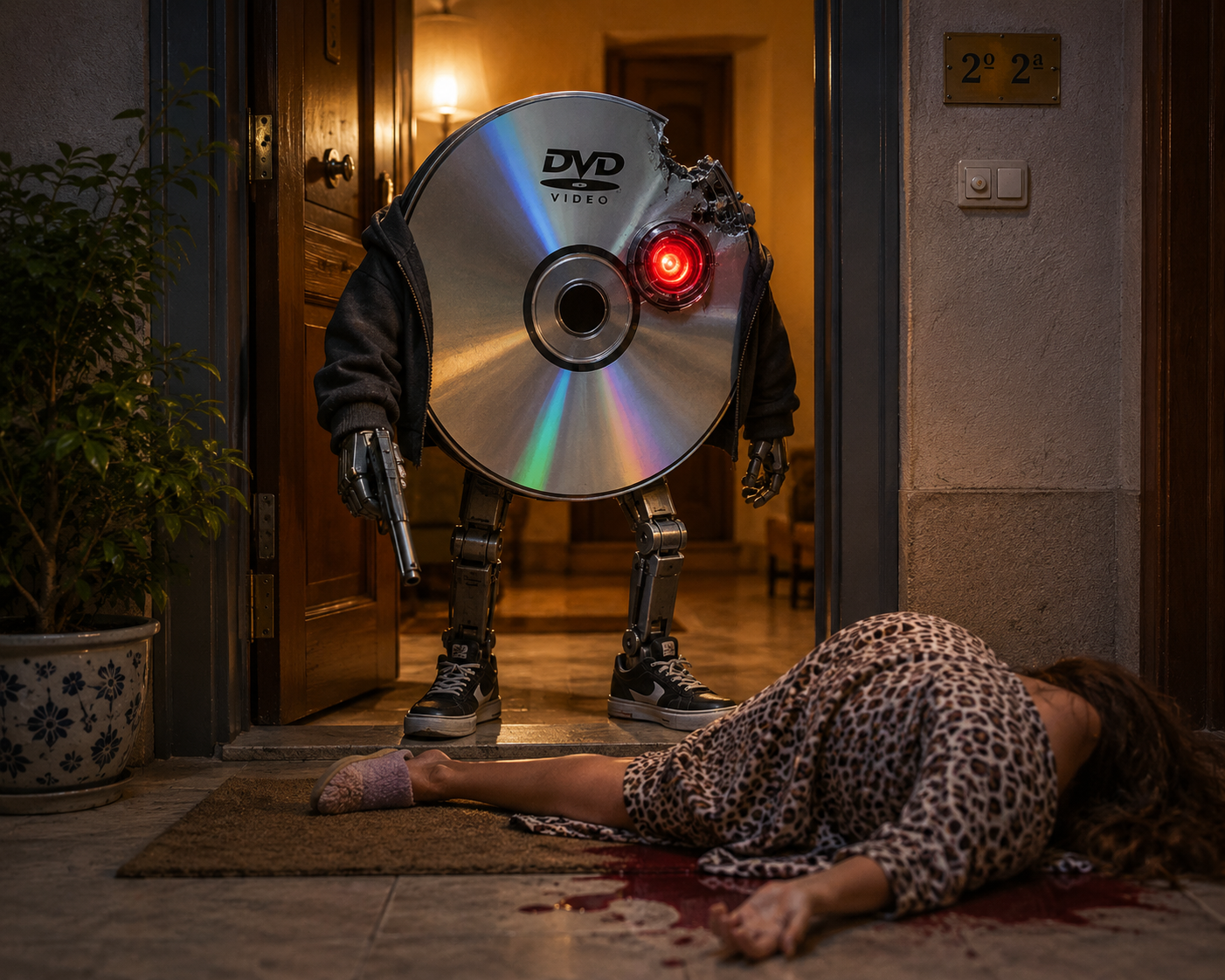 Terminator o algo parecido con un presupuesto de ocho reales